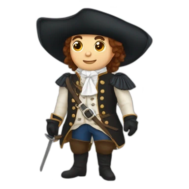 french musketeer sticker