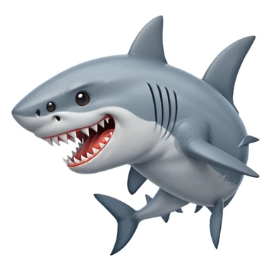 Uno de un perro tiburón sticker