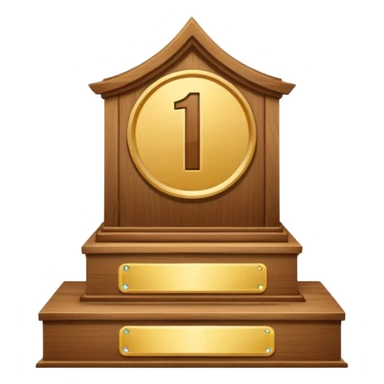 1st place podium sticker