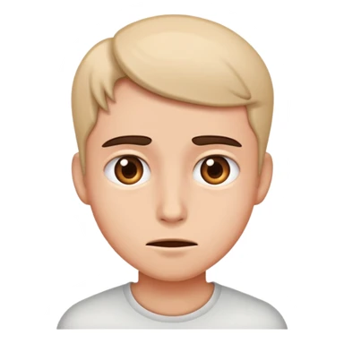 Awkward face  sticker