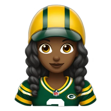 packer girl sticker