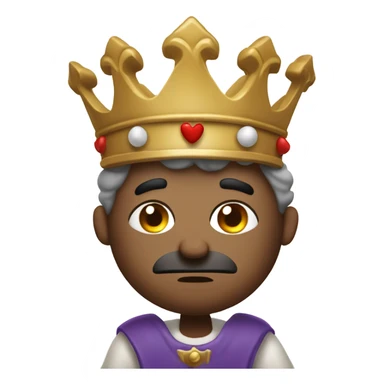 disgruntled king cooking gumbo  sticker