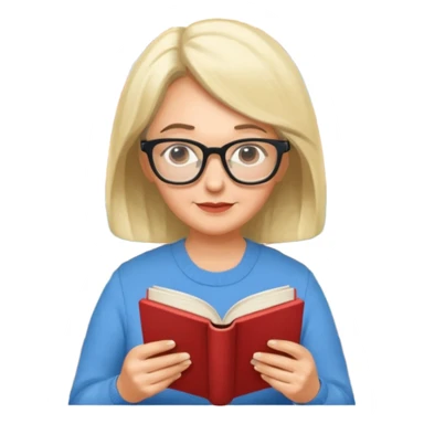 My mum in the library  sticker