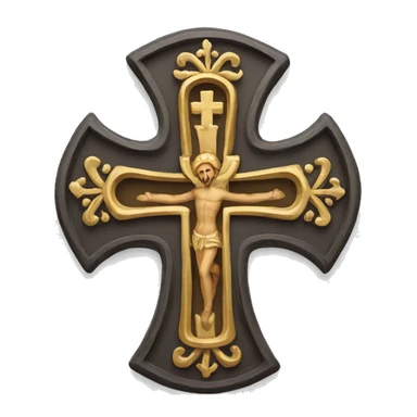 Orthodox cross sticker