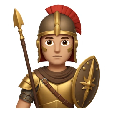 soldado cartaginés de las guerras púnicas sticker