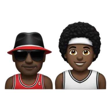 Michael Jordan and Michael Jackson sticker