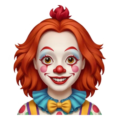 wendy thomas  the clown from gta rp nopixel sticker