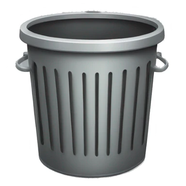 trash can with no lid sticker