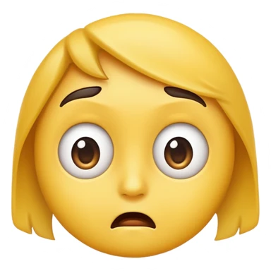 An emoji with a raised eyebrow and side hee  sticker