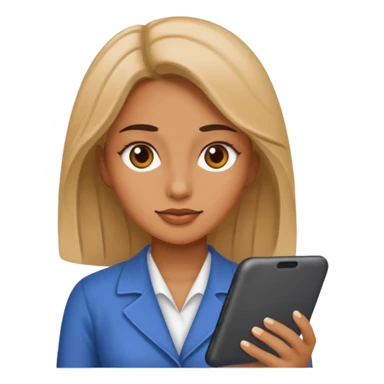 Mujer trabajando  sticker