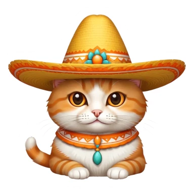 Un gato con sombrero  sticker