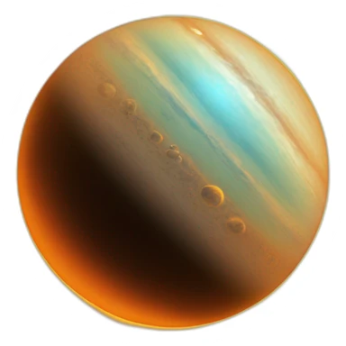 Exoplanet orbiting sun sticker