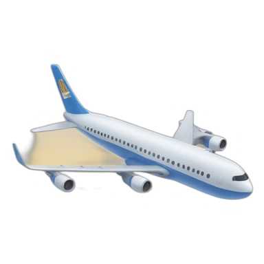 Plane landing in New York sticker