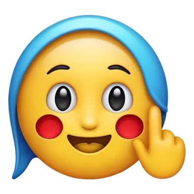 Secretive emoji sticker