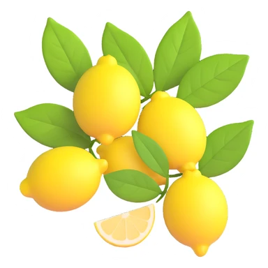 lemon leaves sticker