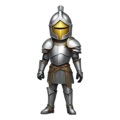 Knight-feather-futurist sticker