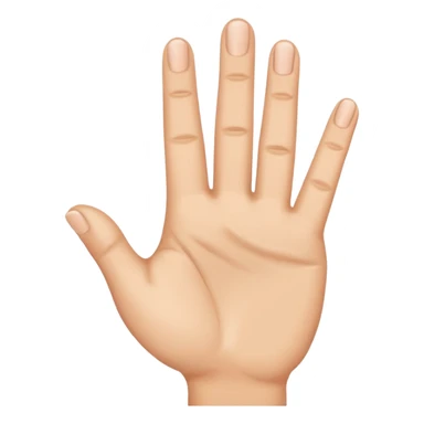 Make your index and thumb clap with the 3 other fingers behind it. Basically like the ok hand sign but with index and thumb clapping sticker