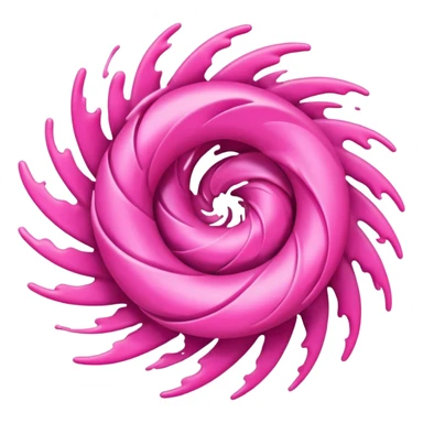pink explosion  sticker