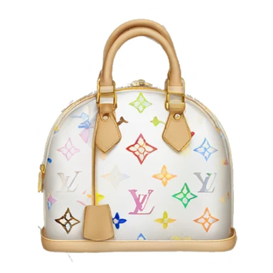 White Louis Vuitton sticker