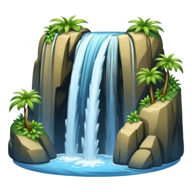 water falls sticker