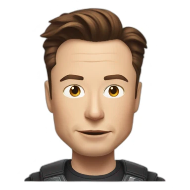 Elon musk marvel studio sticker