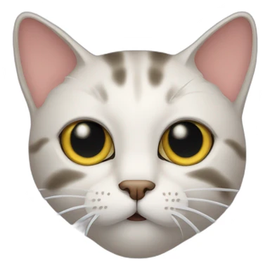 cat that vomits but is pro at it sticker