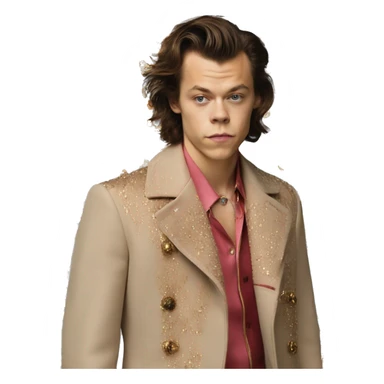 Harry Styles in a Gucci photoshoot sticker