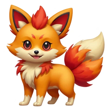 Fennekin-Zorua-Growlithe-fusion sticker