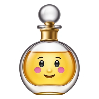 can you create an emoji of a perfume bottle "L'eau de L'Excuse" sticker