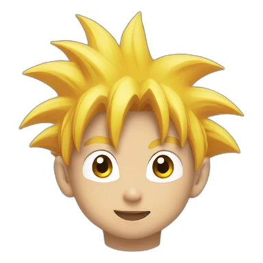 kid goku sticker