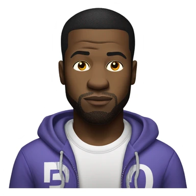 50 cent wearing a t shirt that says bizarro daycare sticker