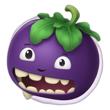 behemoth-eating-eggplant sticker