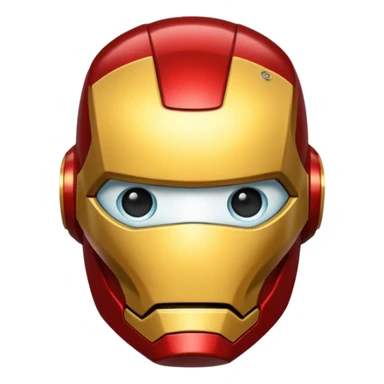Generate a ironman emoj sticker