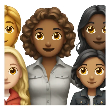 Draw two lesbians one Bengali and one lesbian  sticker