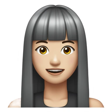 a lady like lisa from blackpink sticker