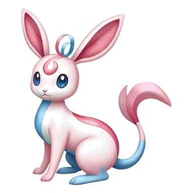 Milotic-Sylveon-Primarina-Bunny-Pokémon full body sticker
