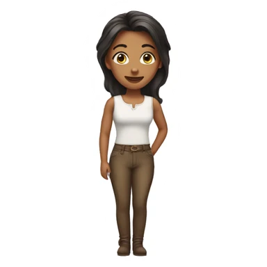 a women on a unicicle sticker