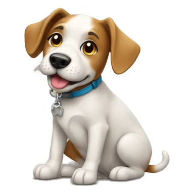 create goodmorning with dog sticker