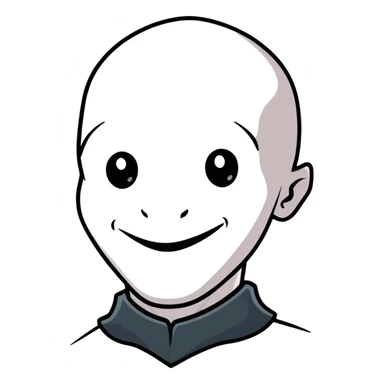 smiling Voldemort sticker