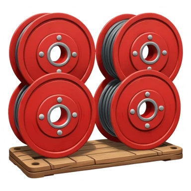 concert Cable reels red sticker