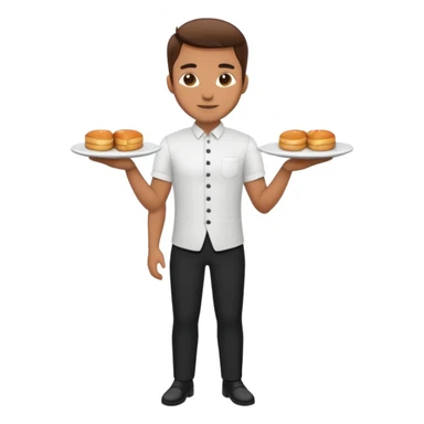 waiters full body sticker