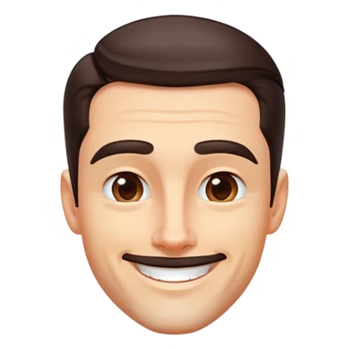 đàn ông, râu quai nón, tóc vuốt, bảnh, đểu, nhếnh miệng nghiêng đầu, cằm nhọn, đểu nữa sticker