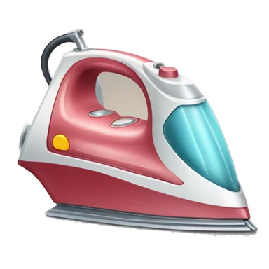 Clothes iron and an iPhone combined into one  sticker