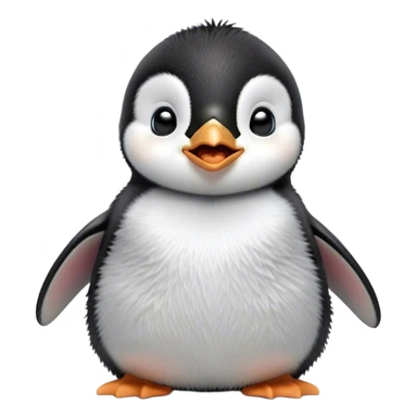 Cinematic Cute Yawning Baby Penguin Portrait Emoji, Head tilted slightly with a dramatic, wide-open yawn, showcasing soft, cuddly feathers and sleepy, half-closed eyes brimming with drowsy contentment, Simplified yet irresistibly adorable features, highly detailed, glowing with a soft, cozy polar glow, high shine, relaxed yet expressive, stylized with a dash of whimsical charm, soft glowing outline, capturing the essence of a drowsy yet affectionate arctic cherub that appears ready to stretch out for a nap! sticker