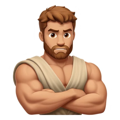 Hercules from the Disney movie, heroic pose sticker