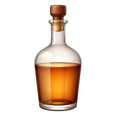 empty brendy bottle sticker