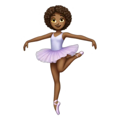 Person rockandrolling dresseed like a ballerina sticker