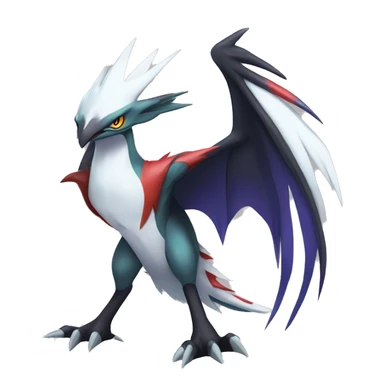 Edgy Cool Nargacuga-Noivern-Latias-Silvally-Pokémon Full Body sticker