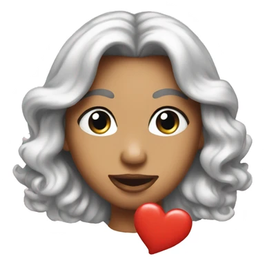 Coquette heart sticker