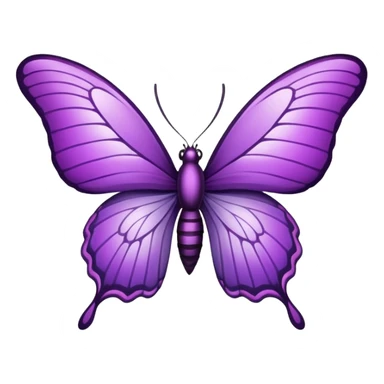 Mariposa morada sticker